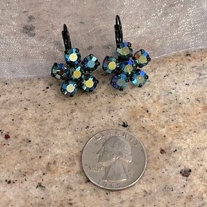 Crystal drop earrings. Not Sabika. Sabika inspired